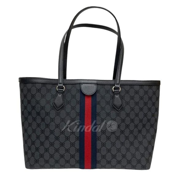 BALENCIAGA x GUCCI The Hacker Project Tote Bag Black - Picture 2 of 6